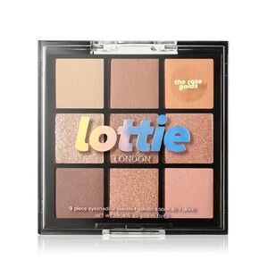 Lottie London 9 Pan Eyeshadow Palette - The Rose Golds